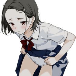 This is a pixiv picture whose title is 「ここで・・・なの？」.
