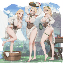 This is a pixiv picture whose title is OC.
