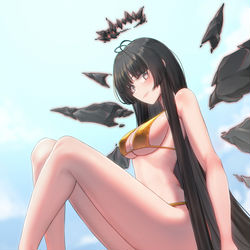 This is a pixiv picture whose title is 金ビキニ・ヴィルトゥオーサ 塑心 Virtuosa.