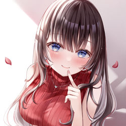 This is a pixiv picture whose title is 「すき？♡」.