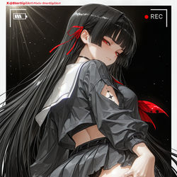 This is a pixiv picture whose title is Don't take photos📷🚫.