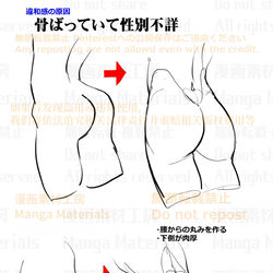 This is a pixiv picture whose title is 個人メモ：お尻.