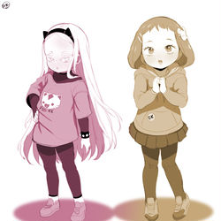 This is a pixiv picture whose title is ARI AND MISHA.