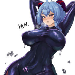 This is a pixiv picture whose title is Ganyu.