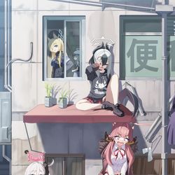 This is a pixiv picture whose title is 思わぬ襲撃.