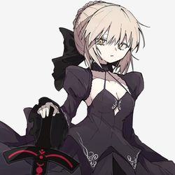 This is a pixiv picture whose title is セイバーオルタ.