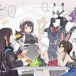 This is a pixiv picture whose title is commission.