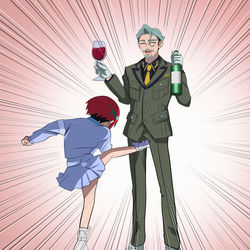 This is a pixiv picture whose title is ９話のジークアクス予想.