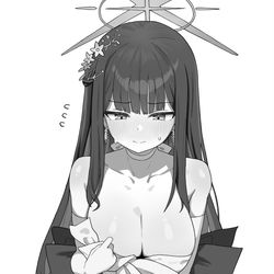 This is a pixiv picture whose title is 錠前サオリ(ドレス).