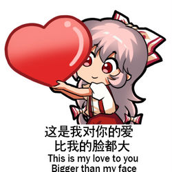 This is a pixiv picture whose title is 东方Project-藤原妹红.