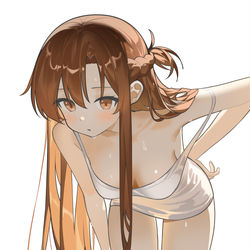 This is a pixiv picture whose title is 亚丝娜.