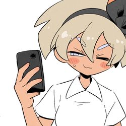 This is a pixiv picture whose title is Switch2の抽選結果を見るサイトウちゃん.