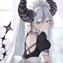 This is a pixiv picture whose title is メイドラプ様.