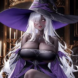 This is a pixiv picture whose title is 隠者.
