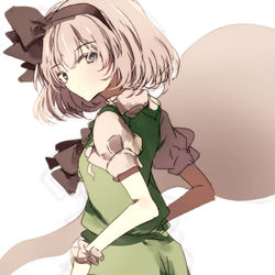 This is a pixiv picture whose title is 魂魄妖夢.