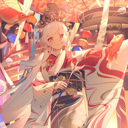 This is a pixiv picture whose title is 張燈結彩.