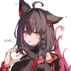 This is a pixiv picture whose title is ハートだ...受け取れ....