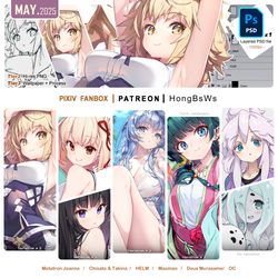 This is a pixiv picture whose title is May 2025.