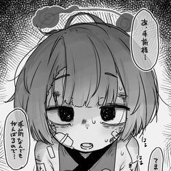 This is a pixiv picture whose title is 曇らせ.