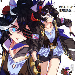 This is a pixiv picture whose title is 🅰️+α.
