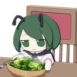 This is a pixiv picture whose title is リグルはブロッコリーが好き.