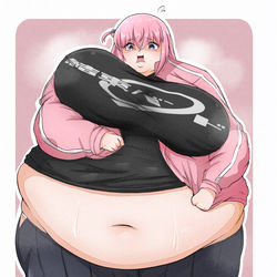 This is a pixiv picture whose title is ぼっちゃり.