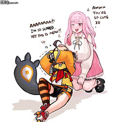 This is a pixiv picture whose title is Scaredy Gremlin.