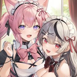 This is a pixiv picture whose title is こよクロ🧹💕.