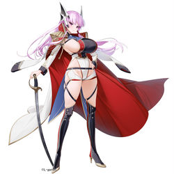 This is a pixiv picture whose title is 【お仕事】『悪の女幹部PNM』ルナテミス 1st ループver..