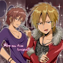 This is a pixiv picture whose title is 平成ギャル男.