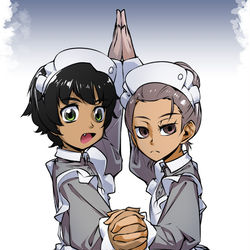 This is a pixiv picture whose title is メイドM.A.V.