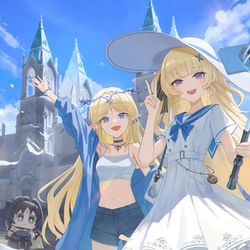 This is a pixiv picture whose title is Phoebe & Cartethyia in europe.
