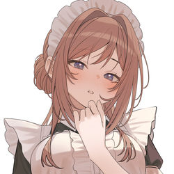 This is a pixiv picture whose title is メイド莉波.