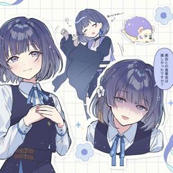 This is a pixiv picture whose title is 秦谷美鈴.