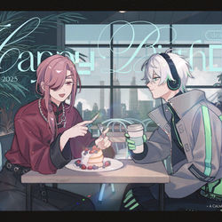 This is a pixiv picture whose title is “Metropolitan Light with You”.