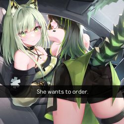 This is a pixiv picture whose title is She wants to order.