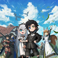 This is a pixiv picture whose title is 【お仕事】 『田舎暮らしの吸血鬼1』.