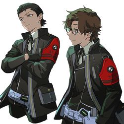 This is a pixiv picture whose title is 【腐】P3平小田詰め-9.