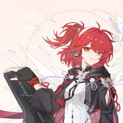 This is a pixiv picture whose title is 新约能天使.
