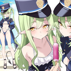 This is a pixiv picture whose title is 🍦.