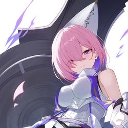 This is a pixiv picture whose title is 62日目 マシュ.