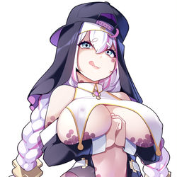 This is a pixiv picture whose title is bobachan nun.