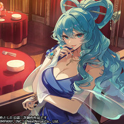 This is a pixiv picture whose title is 【仕事絵】東方LostWord＿絵札イラスト＿霍青娥.