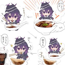 This is a pixiv picture whose title is ハルカぬいとラーメン.