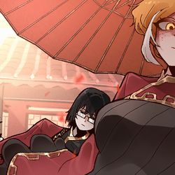This is a pixiv picture whose title is 야!!!!!! 내 옷 내나!!!!!!!.
