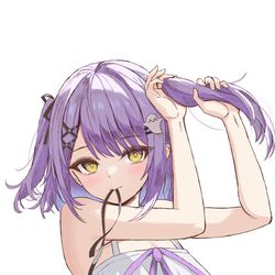 This is a pixiv picture whose title is 紫宮.