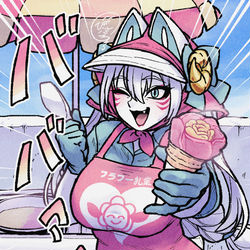 This is a pixiv picture whose title is バラ盛り上手のキメラビさん.
