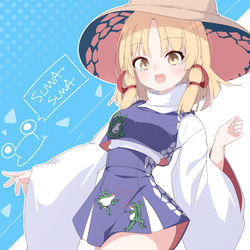 This is a pixiv picture whose title is 諏訪子ちゃちゃ.