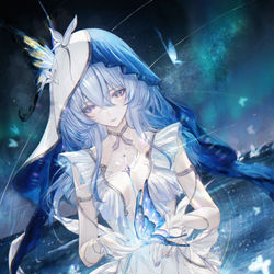 This is a pixiv picture whose title is Shorekeeper.