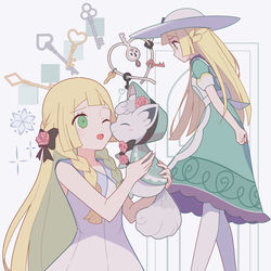 This is a pixiv picture whose title is リーリエ🏵️🦊🔑🗝️.